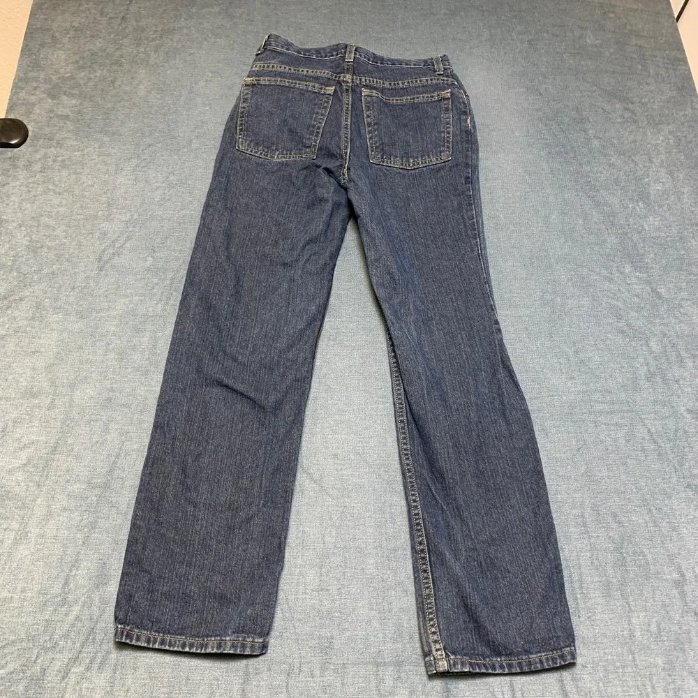 Roebuck & Co. Straight Jeans Womens 16R Blue Denim Cotton Medium Wash Casual